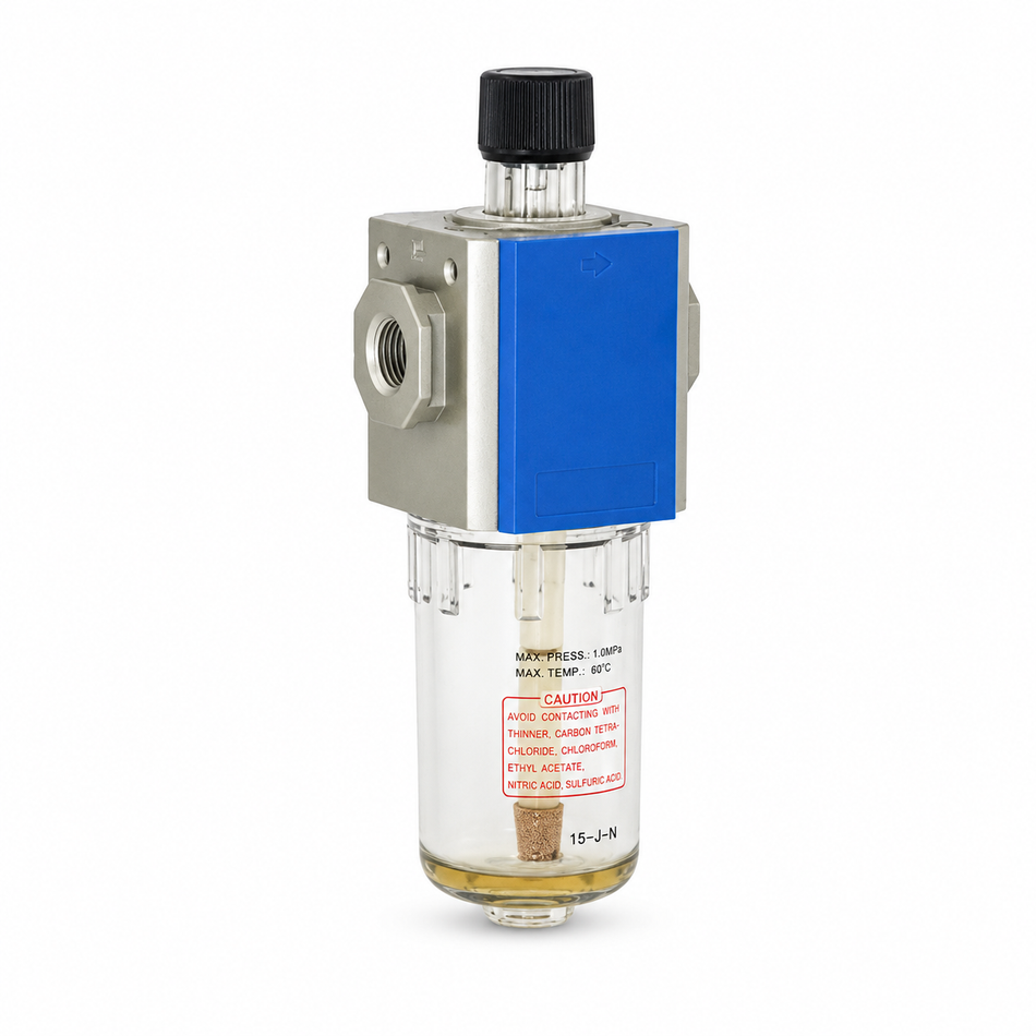 Lubricador Neumático Miniatura | Cuerpo Aluminio | 1/8" y 1/4"