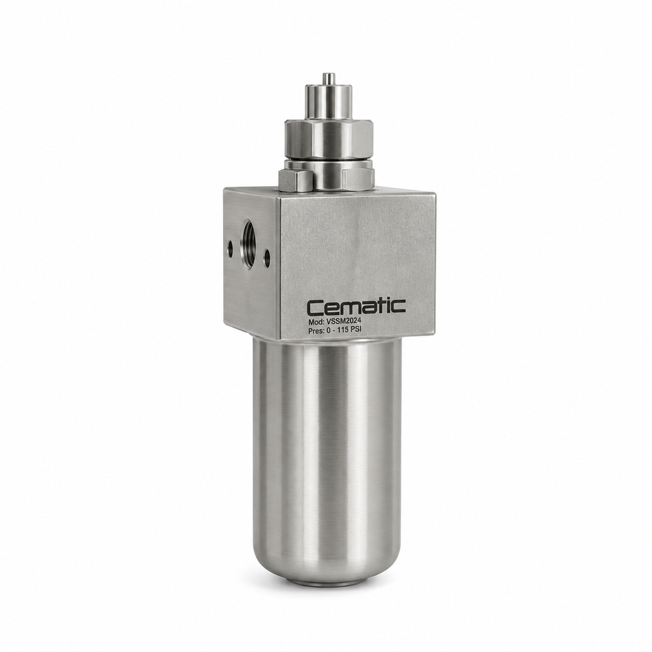 Lubricador de Aire Acero Inoxidable 304 | Grado Alimenticio | 1/4" y 1/2"