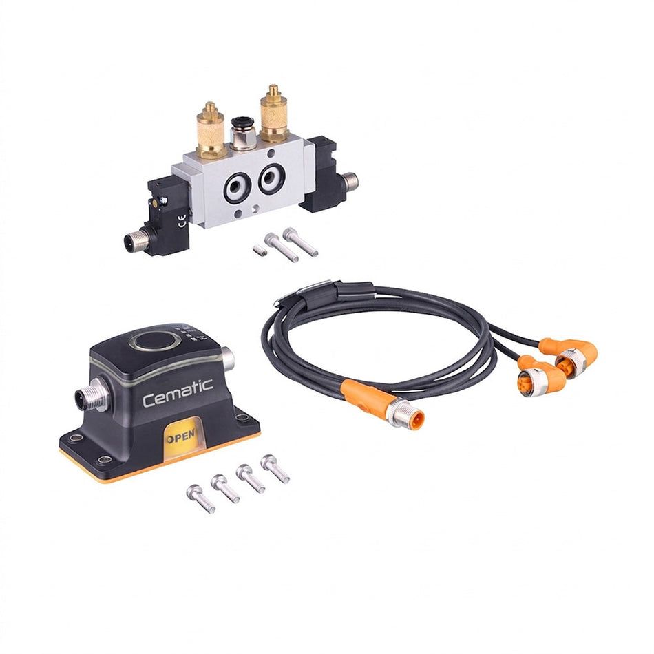 kit posicionador ON-OFF para actuador neumático doble efecto Cematic