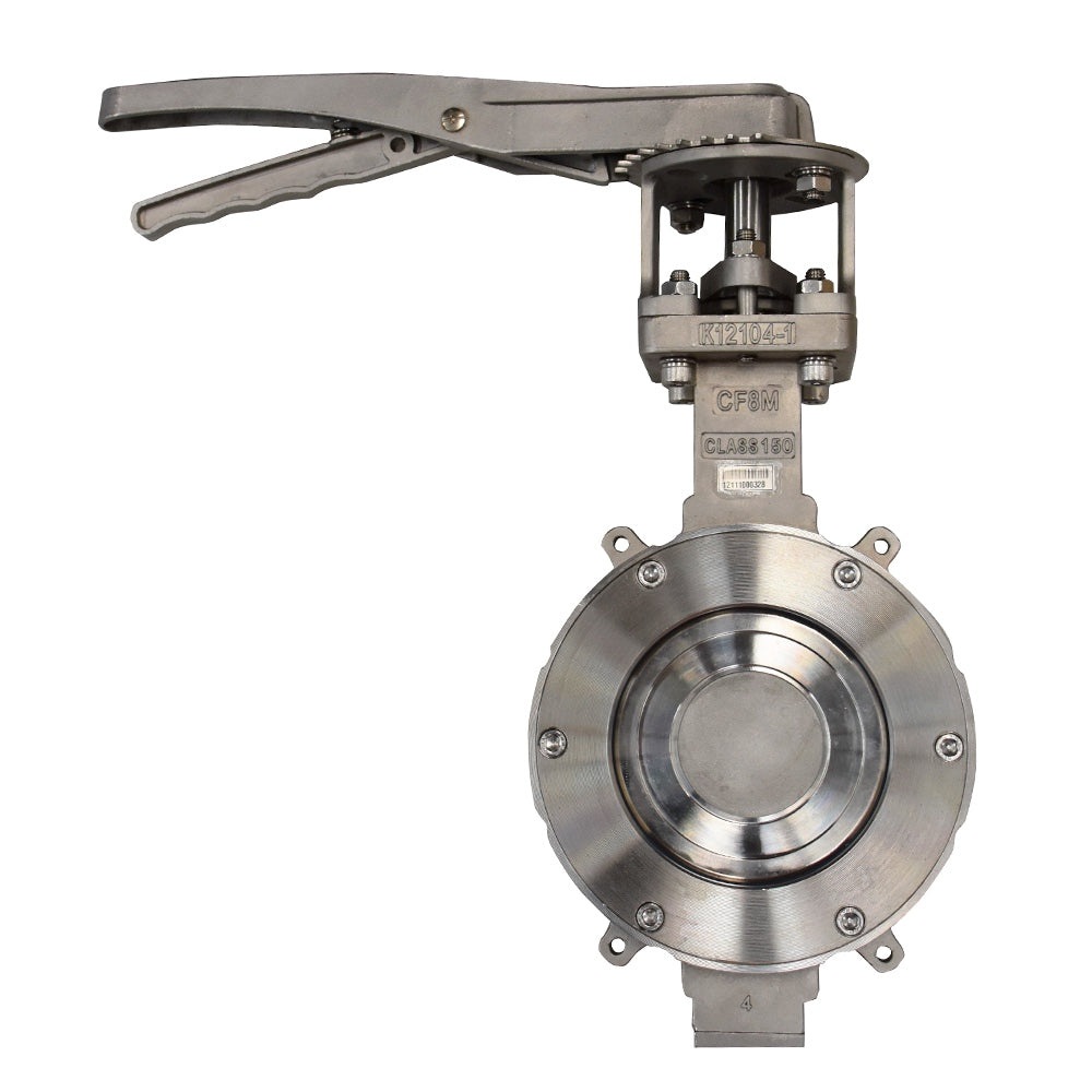 válvula mariposa alto rendimiento SS316 clase 150 Cematic
