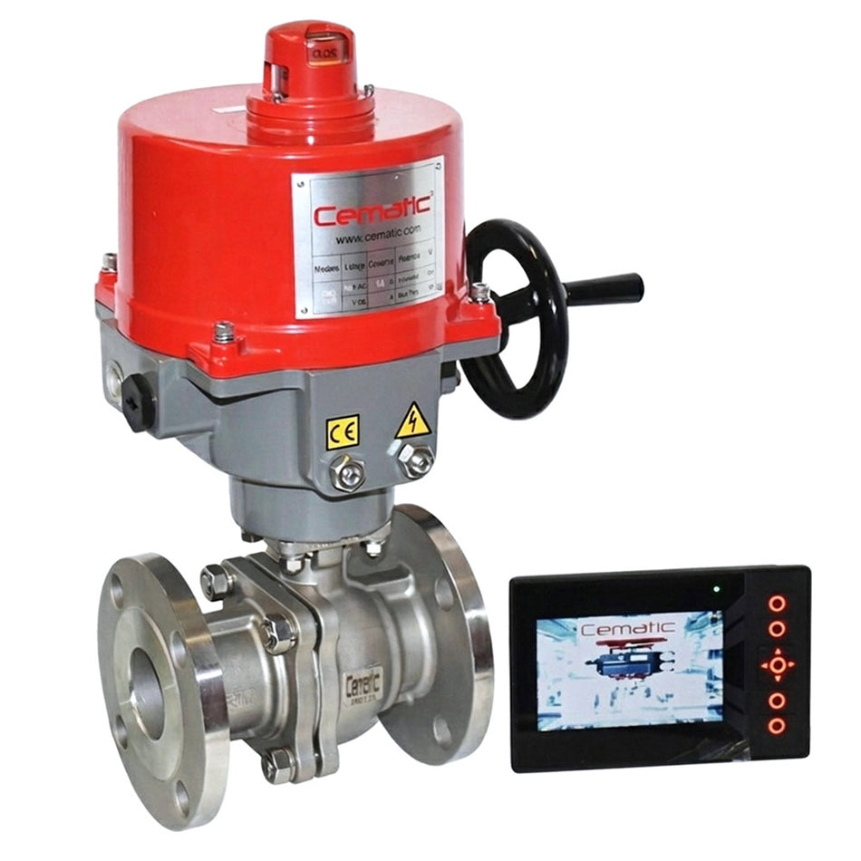 Kit de automatización con PLC integrado para actuador eléctrico de válvulas – Cematic®