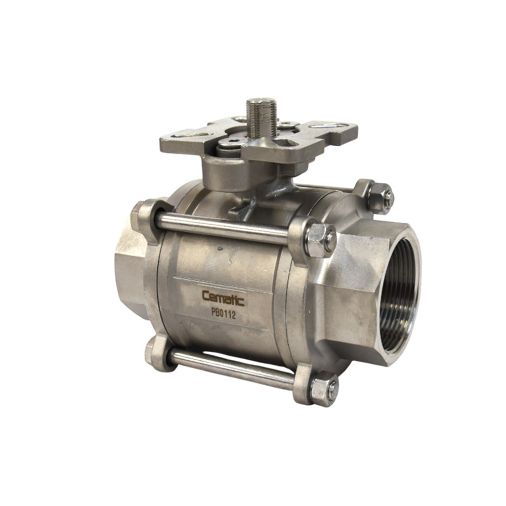 Válvula de bola rosca NPT SS316 acero inoxidable 316 – Cematic