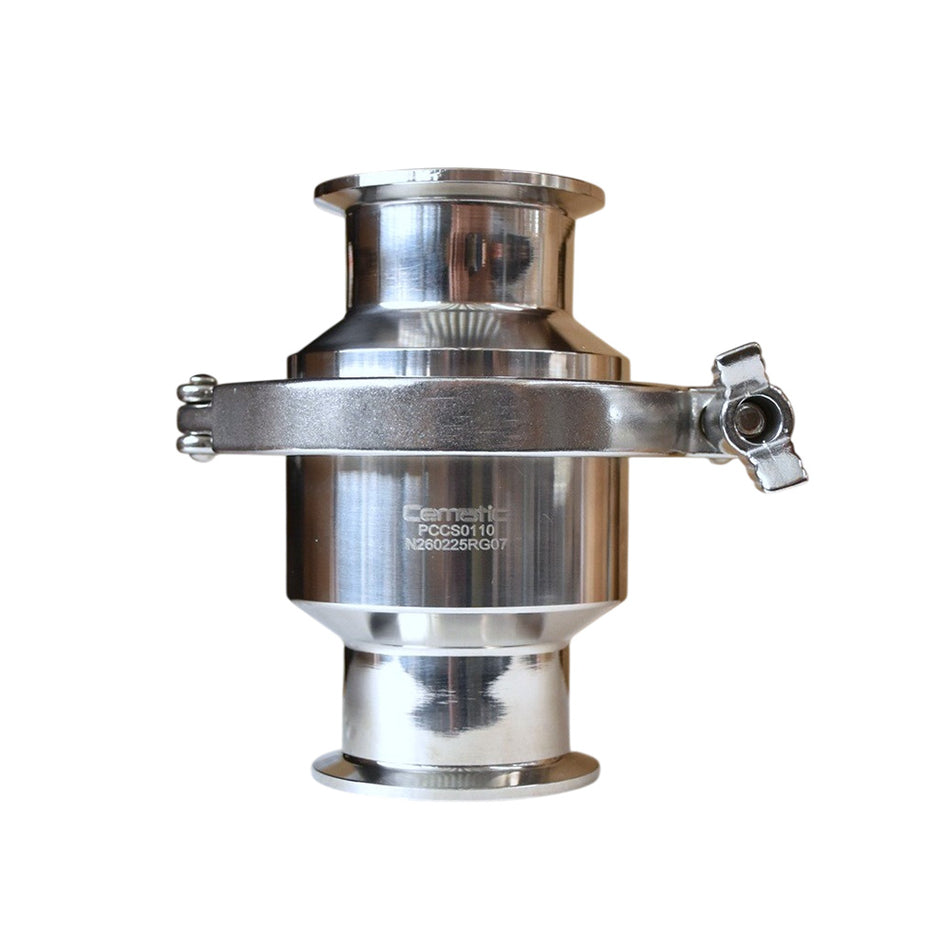 Válvula Check Clamp Acero Inoxidable 316L | Viton | PN 20/25