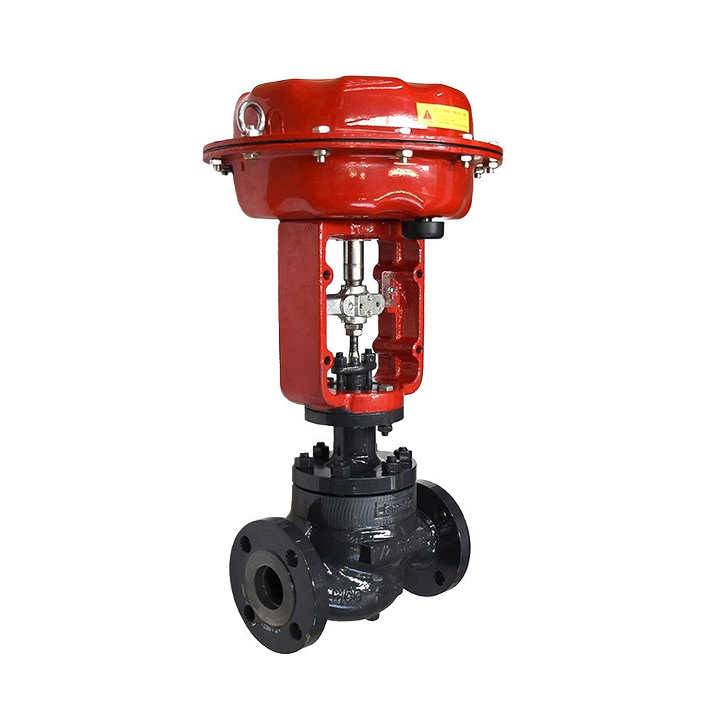 Válvula control neumática bridas ANSI agua vapor gases - Cematic