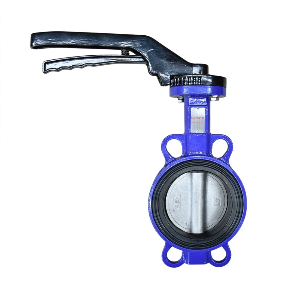 Válvula de Mariposa Wafer Hierro | Asiento EPDM, NBR y Viton | Disco SS316 | PN10/PN16