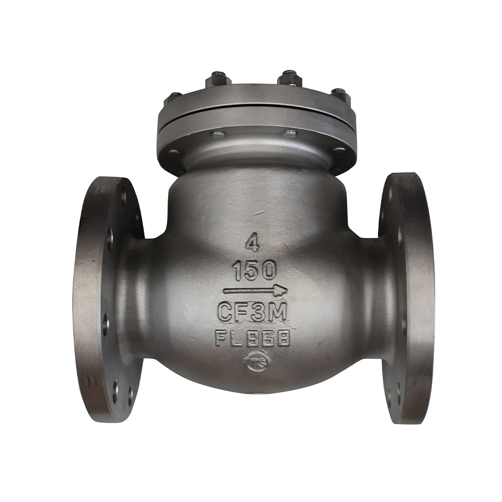 válvula check columpio brida ANSI 150 316L Cematic