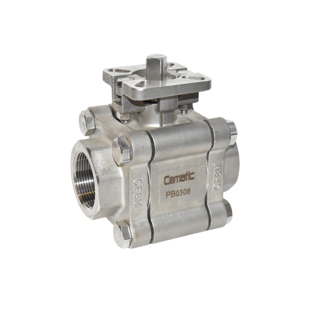 Válvula de bola acero inoxidable alta presión 3200 WOG - Cematic