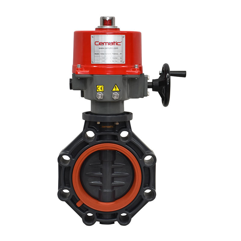 PVC Butterfly Valve with Electric Actuator