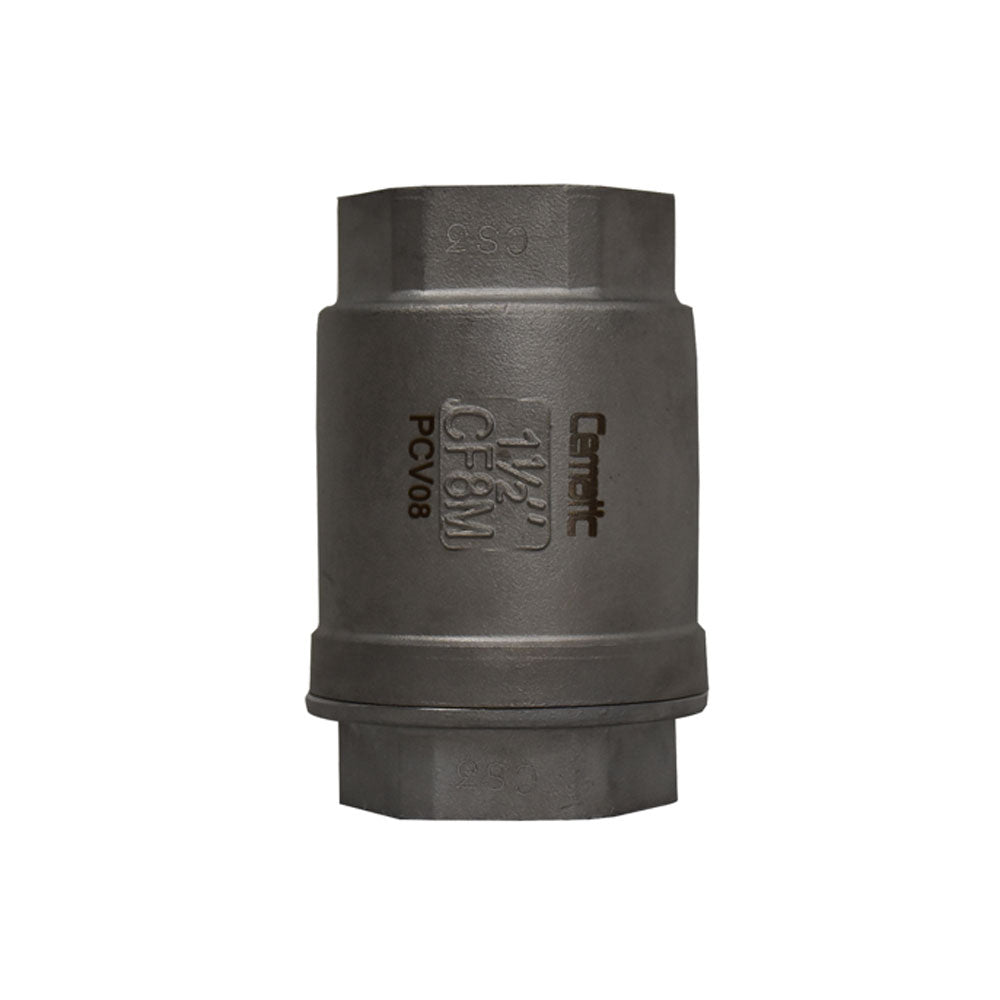Válvula Check Vertical Rosca NPT Acero Inoxidable 316 – Cematic