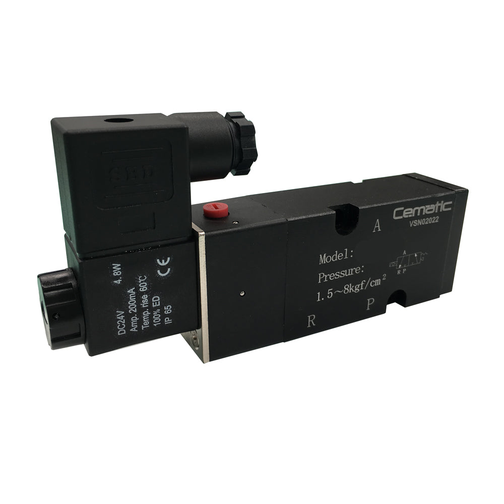 válvula direccional 3/2 simple NAMUR aluminio control neumático cilindros simple efecto Cematic®